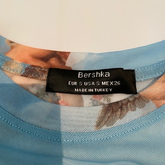 Mesh crop top with angels from Bershka - Picture 4 of 4